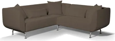 Produktbild von Dekoria Bezug für Strömstad 3+2-Sitzer Sofa, braun, Bezug für Stromstad 3+2-sitzer
