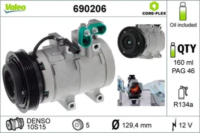 Obrázok produktu pre Vzduchový kompresor VALEO 690206