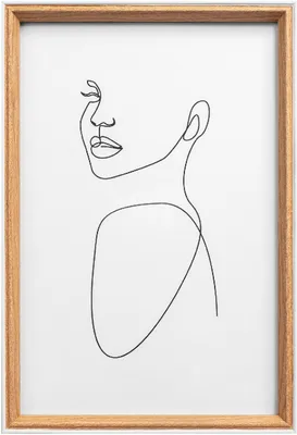 Produktbild von Walther, NW824P, Silhouette Holzrahmen, 018x024 cm, BUCHE