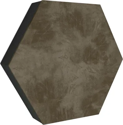 Imagen del producto de Pack de 6 paneles acústicos de terciopelo Cinematic HEXAGON, 50x50x4,3, beige