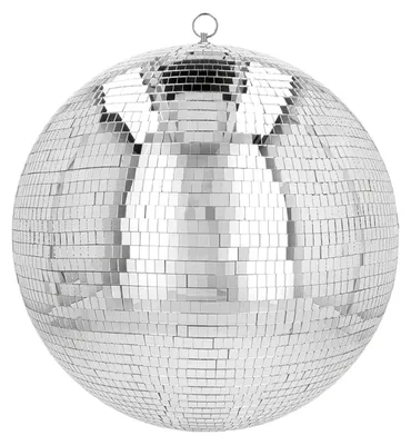 Image de Disque disco argent XL (Ø 40 cm)