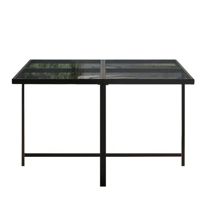 Produktbild von Flieks Gartenlounge-Set 6 Sitzer, Gartenmöbelset Balkonmöbelset 7-tlg., Terassenmöbel aus Seil, Gartenstuhl mit Hocker und Gartentisch, Weiß Schwarz