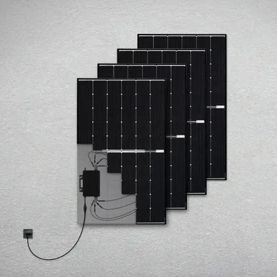Produktbild von 1800 Watt, Bifazial Komplettset, Balkonkraftwerk, Ohne Halterung, Hoymiles HMS-800W