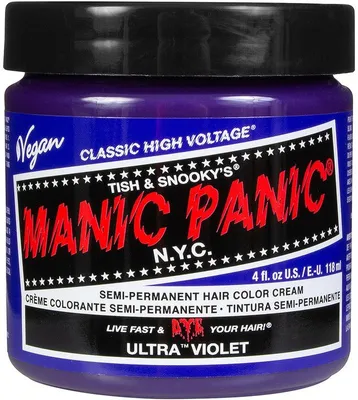 Produktbild von Manic Panic Classic High Voltage, Violett, Ultra Violet, Unisex, 118 ml, Alle Haare, Farbspeichernd, Glanz