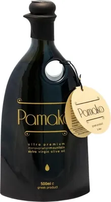 Zdjęcie produktu dla Pamako oliwa wczesnego zbioru extra virgin ultra premium Tsounati Monovarietal 500 ml(NMR: Suma 2081 mg/kg , Index D1 1582 mg/kg)