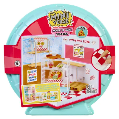 Zdjęcie produktu dla Miniverse Spaces Starter Pack- Pizza, Kawa, 8 lat(a), Wielobarwny, Plastik