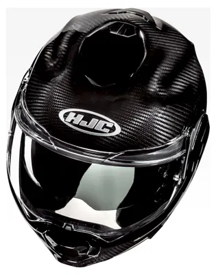 Produktbild von Modularer Motorradhelm F100 CARBON Schwarz, L
