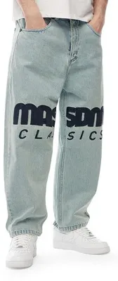 Immagine prodotto di Jeans da uomo Mass Denim Classics XXL, modello Extra Baggy Fit, azzurro - taglia 36