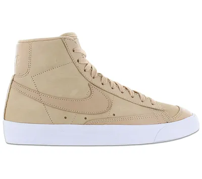 Produktbild von Nike Blazer Mid Premium (W) - Damen Schuhe Leder Beige DQ7572-200 , Größe: EU 40.5 US 9