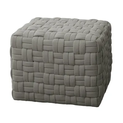 Produktbild von SVITA POPPY Hocker Sitzpouf geflochten Sitzhocker Fußhocker für Sessel
