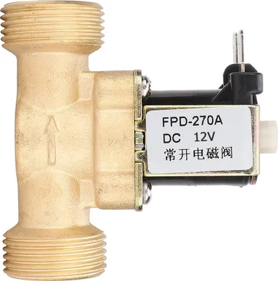 Obrázok produktu pre Elektromagnetický ventil, mosadzný elektromagnetický ventil, elektromagnetický ventil, normálne otvorený elektromagnetický ventil, elektromagnetický ventil G3/4''