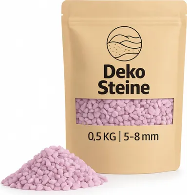 Produktbild von Deko-Steine 5 KG rot Ø 5-8 mm Vasen Glas-Füllung Streudeko