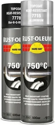 Produktbild von Rust Oleum Hitzebeständige Deckbeschichtung 500ml silber - 7715