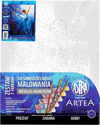 Zdjęcie produktu dla Astra Malowanie po numerach Primabalerina obraz 40x50cm
