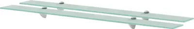 Produktbild von Schweberegale 2 Stk. Glas 100x10 cm 8 mm