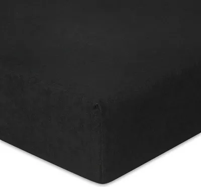 Produktbild von Frottee-Spannbettlaken 150/160 x 190/200 cm, Premium Schwarz