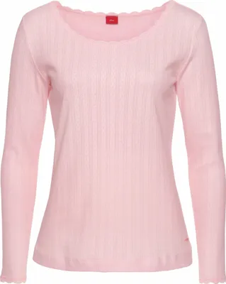 Produktbild von s.Oliver Pyjamaoberteil blassrosa Größe 36/38