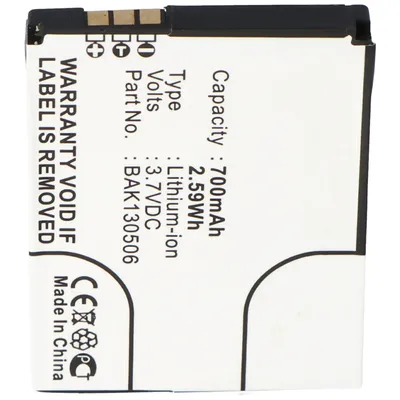 Produktbild von AVM Fritz Fon M2 dobíjacia batéria 700mAh vhodná pre Fritz! Fon M2 batéria FRITZ!FON C4, BAK130506, Fritz!Fon M2 batéria