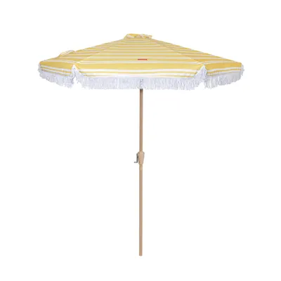 Produktbild von Gartenschirm Polyester 235x270cm Gelb