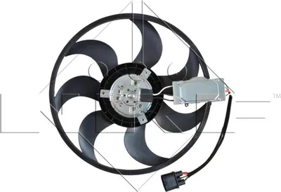 Obrázok produktu pre Ventilátor chladenia motora s riadiacou jednotkou NRF pre AUDI Q7