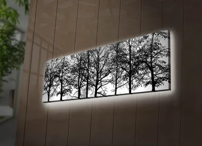 Produktbild von Opviq, 3090DACT- LED3270, Bunt, Leinwandbilder, 30 x 90 cm, 100% Wildleder -Leinwand