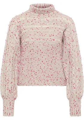 Produktbild von LIBBI Damen Strickpullover 12419549-LI01, Grau Pink, M/L
