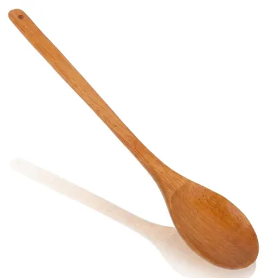 Kochlöffel 40 cm, Holz, lang, braun – 1 Stück