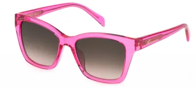 Produktbild von Blumarine SBM805 Fuxia trasparente lucido 53/18/135 Damen Sonnenbrillen