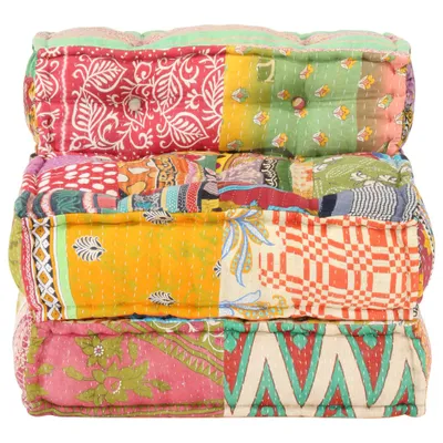 Immagine prodotto di Pouf Modulare in Tessuto Patchwork