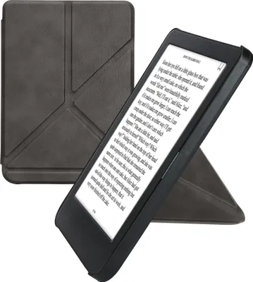 Produktbild von kwmobile Hülle kompatibel mit Kobo Clara BW / Clara Colour / Tolino Shine (5) / Shine Color Hülle - Kunstleder Case - eReader Schutzhülle - Cover