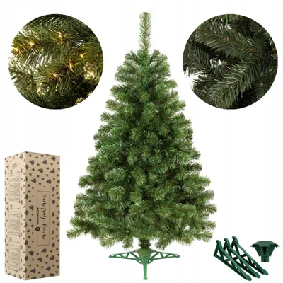 Produktbild von Künstlicher Weihnachtsbaum Tanne Grün 150 cm Höhe 150 cm Springos CT0054