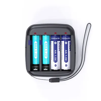 Zdjęcie produktu dla XTAR BC4 Ładowarka do akumulatorów R03 / AAA i R6 / AA Li-ion 1 5V / NiMH Uniwersalne USB