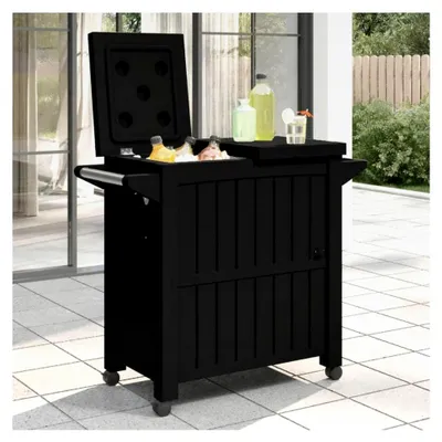 Produktbild von 3-in-1 Servierwagen Schwarz Polypropylen, 16,45 kg