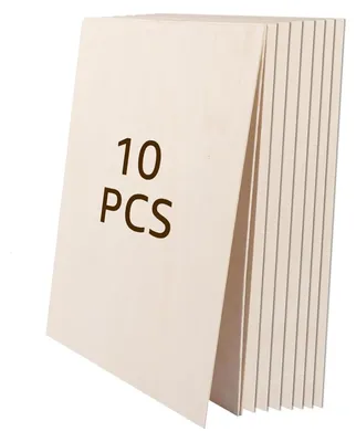 10 Multiplexplatten A3, 3 mm, Pappelholz, für Lasergravur