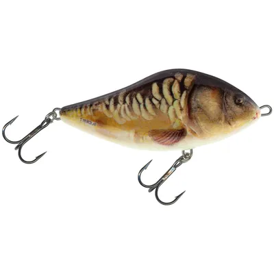 Produktbild von Salmo Slider Jerkbait Wobbler , Salmo Farben:Supernatural Mirror Carp, Länge/Gewicht/Laufverhalten/Tauchtiefe:10cm / 36g / schwimmend / 1.0-1.0m