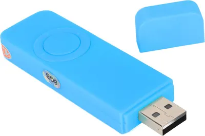 Zdjęcie produktu dla Odtwarzacz MP3 8 GB pamięci 64 GB Rozszerzalna pamięć flash USB typu OTG Bezstratny dźwięk HiFi Smukły przenośny odtwarzacz muzyczny Niebieski