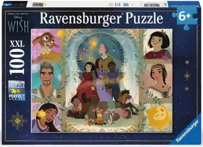 Obrázek produktu pro Ravensburger Disney Wish, 100 kusů, Kreslené filmy, 6 rok/roky