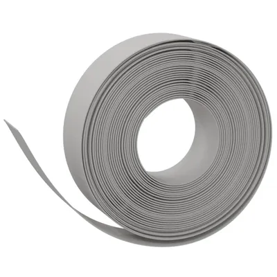 Produktbild von vidaXL Rasenkante Grau 10 m 15 cm Polyethylen