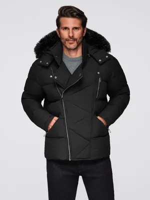 Produktbild von Ombre Clothing Winterjacke für Männer Preoke schwarz XL