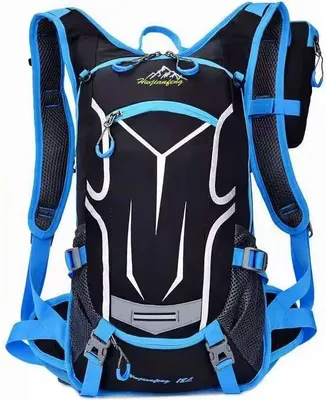 Image de Sac à dos de vélo, de sport, de randonnée et de trekking 18 L, bleu