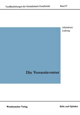 Obrázek produktu pro Die Vorratsinventur