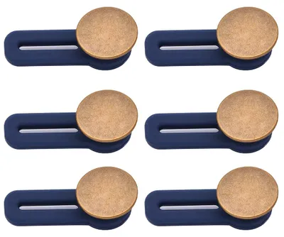 Produktbild von Hosenerweiterungsknopf 8 Stück, Elastischer Metall-Knopf mit Gummiband, Für Jeans Hose Rock