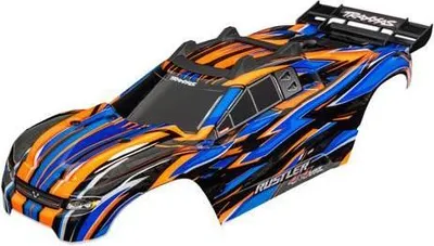 Imagen del producto de Carrocería Traxxas Rustler 4X4 VXL, color naranja