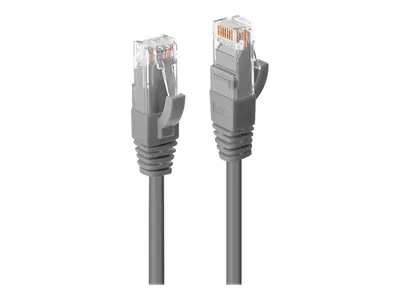 Produktbild von LINDY Patchkabel Cat6 UTP Premium grau 0.30m