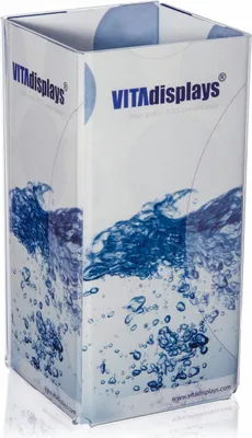 Produktbild von 1/3 A4 Viereckständer / Plexiglas Aufsteller