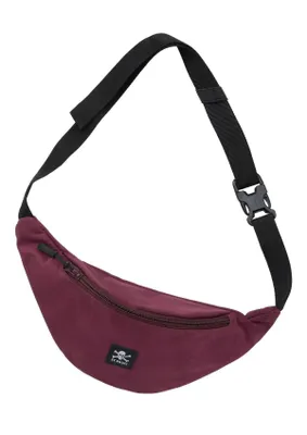 Produktbild von FC St. Pauli - Totenkopf organic dunkelrot - Bauchtasche dunkelrot Größe: 18 x 26 x 14 cm
