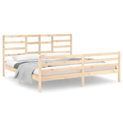 Obrázek produktu pro vidaXL Postel z masivu bez matrace 200x200 cm