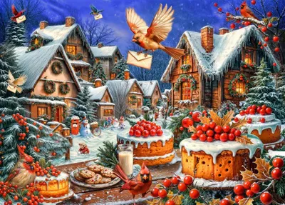 Zdjęcie produktu dla Puzzle świąteczne Bluebird Puzzle Christmas Delights - 1500 elementów