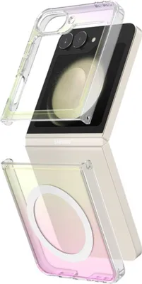 Zdjęcie produktu dla BigBen, etui ochronne dla Samsung Galaxy Z Flip 6 z MagSafe, przezroczyste