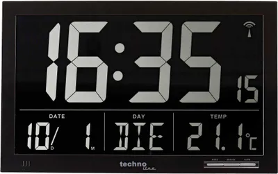 Produktbild von technoline Wanduhr WS 8007 digital Jumbo LCD